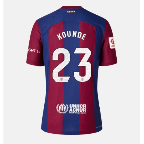 Maillot de foot Barcelona Jules Kounde #23 Domicile Femmes 2023-24 Manches Courte